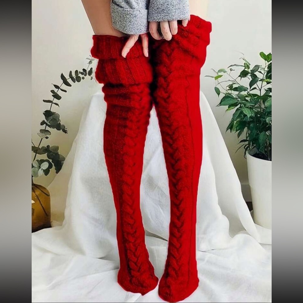 Knitted Leg Warmers Socks ❤️